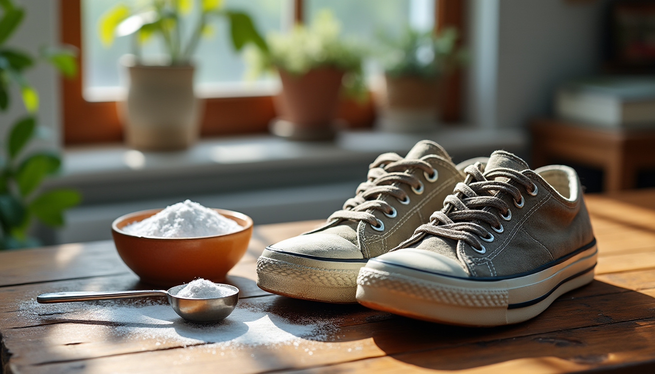 découvrez comment utiliser le bicarbonate de soude pour nettoyer et désodoriser efficacement vos chaussures. guide des dosages, astuces simples et conseils pratiques pour des chaussures fraîches au quotidien.