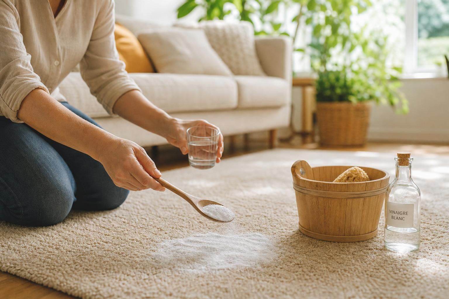 découvrez des méthodes naturelles et efficaces pour nettoyer votre tapis de salon sans l'abîmer, en préservant sa beauté et sa texture.