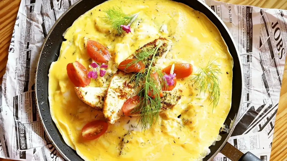 recette omelette — Recette : omelette, le battage, la poêle chaude et le feu doux